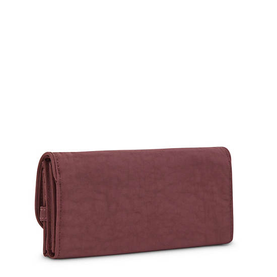 Kipling Money Land Snap Wallet Portefeuille Bordeaux | BE 2188ZU